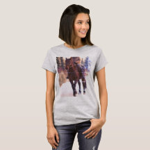 Horse Tシャツ(Image created by grok)
