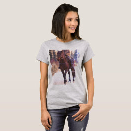 Horse Tシャツ(Image created by grok) Tシャツ