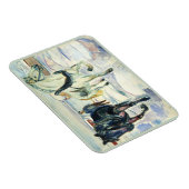 Horse team in Snow by Edvard Munch マグネット (右側)