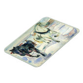 Horse team in Snow by Edvard Munch マグネット (左側)