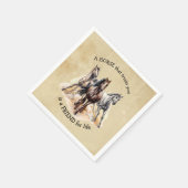 HORSE that Trust FRIEND for life引用文賞 スタンダードカクテルナプキン (角)