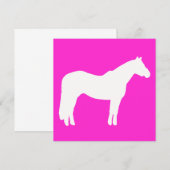 Horse Theme Event Bright and Colorful Simple (正面/裏面)