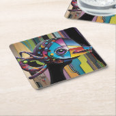 Horse Thief スクエアペーパーコースター (アングル)