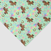 Horse Tissue Paper in Green 薄葉紙 (詳細)