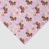 Horse Tissue Paper in Pink 薄葉紙 (詳細)
