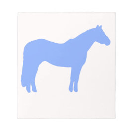 Horse Trainer Business Blue Simple and Modern ノートパッド