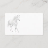 Horse Trainer Riding Lessons  Business Card 名刺 (裏面)