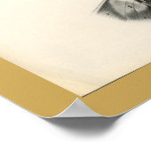 Horse Veterinary Skull Head Muscle Anatomy Print ポスター (角)