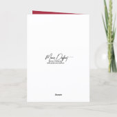 Horse Wearing a Red Graduation Cap カード (裏面)