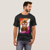 Horse With Pride Lesbian Flag LGBTQ Proud Ally Pri Tシャツ (正面フル)
