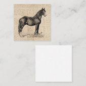 Horse with Script紙 ノートカード (正面/裏面)