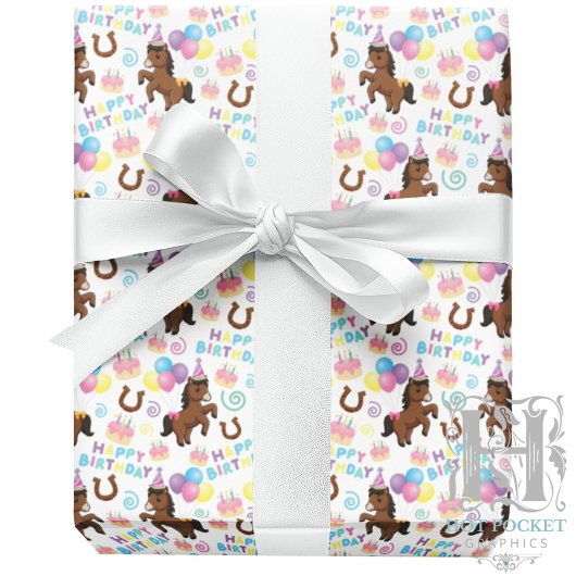 Horse Wrapping Paper ラッピングペーパー