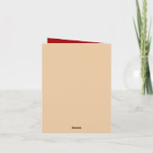 Horse Year 2026 Chinese Lunar New Year Party 招待状 (裏面)