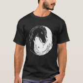 Horse Yin and Yang Tシャツ (正面)