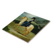 horsebacのマリアテレサde Vallabrigaのポートレート タイル (側面)