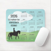 Horseback Riding 2025 Calendar マウスパッド (マウス)
