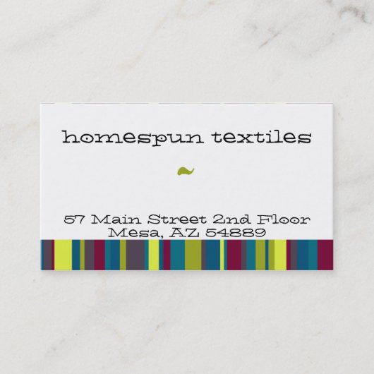 Horseblanket Colorbook 名刺 (正面)