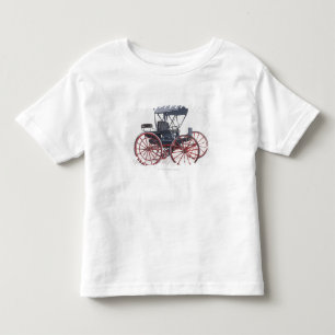 horselessキャリッジのイラストレーション トドラーTシャツ