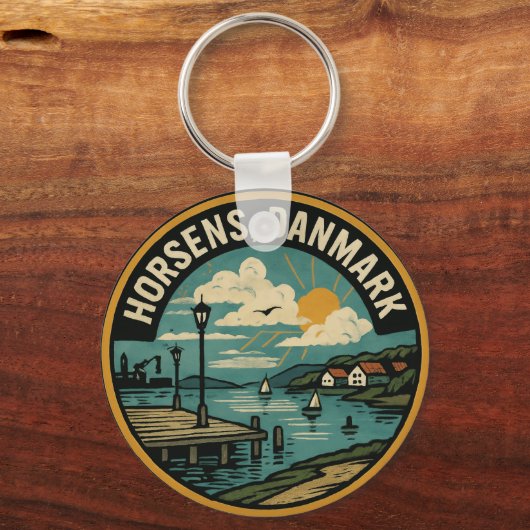 Horsens Denmark Harbor キーホルダー (正面)