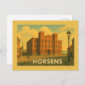 Horsens Denmark Harbor ポストカード (正面/裏面)