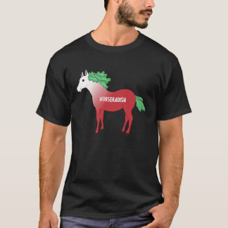 Horseradish Horse Whisperer Animal Farming Radish  Tシャツ
