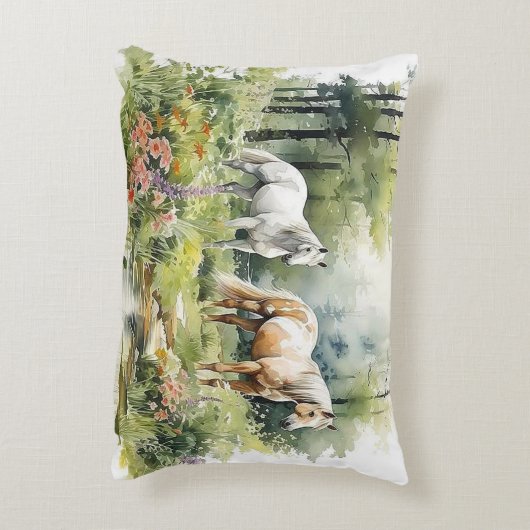 Horses    アクセントクッション (裏面(縦))