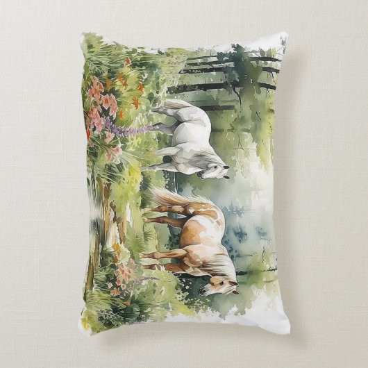 Horses    アクセントクッション (正面(垂直))