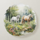 Horses    ラウンドクッション (裏面)