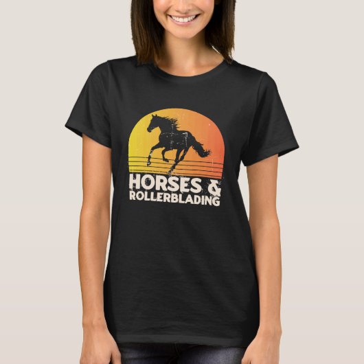 Horses And Rollerblading Tシャツ (正面)