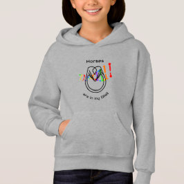 Horses Are In My DNA Kids Hoodie