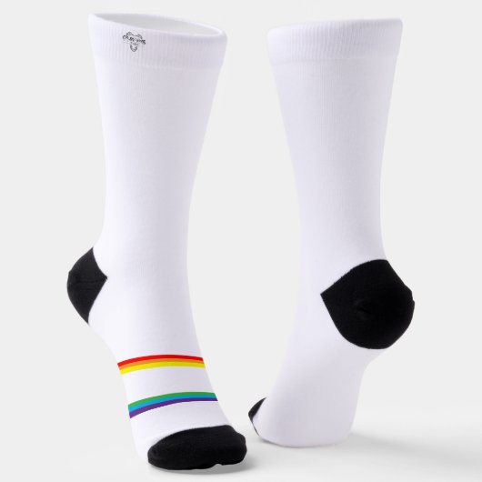 Horses Are In My DNA Rainbow Crew Socks ソックス (傾斜あり)