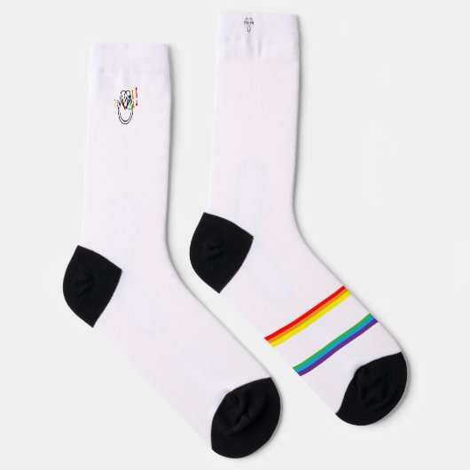 Horses Are In My DNA Rainbow Crew Socks ソックス (右)