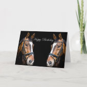 Horses Birthday Card  カード (正面)