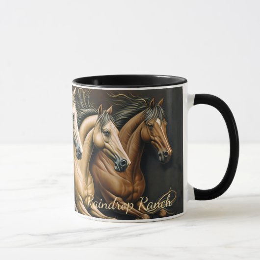 Horses coffee mug マグカップ (右)
