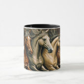 Horses coffee mug マグカップ (中央)