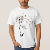 Horses Dandelion Funny Horse 567n8imal Lovers Tee  Tシャツ (正面)
