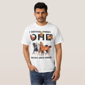 Horses I Suffer From OHD Obsessive Horse Disorder  Tシャツ (正面フル)