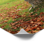 Horses, Mountains, Autumn Poster ポスター (角)