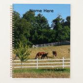 Horses Notebook プランナー手帳 (正面)