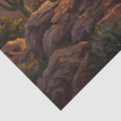 Horses Painted Desert Western Decoupage 薄葉紙 (詳細)