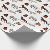 Horses Pattern wrapping paper ラッピングペーパー (角)