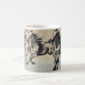 Horses running コーヒーマグカップ (中央)