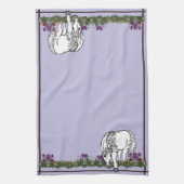 Horses Unicorn by figdewdrop kitchen towel  キッチンタオル (縦)