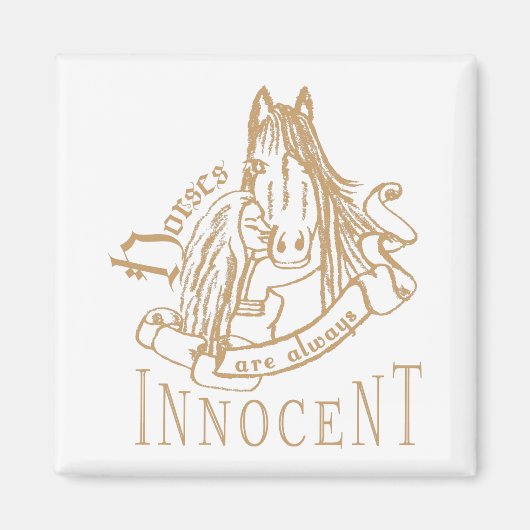 HorsesAreInnocent – マグネット (正面)