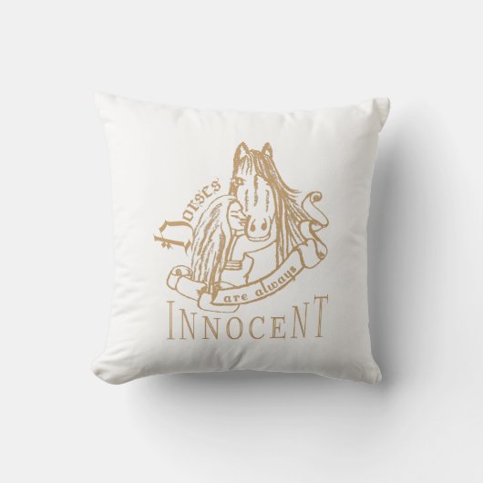 HorsesAreInnocent – 枕 (正面)