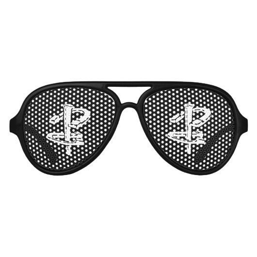 HorseShoeピッチングアダルトアビエーターパーティーシェード アビエーターサングラス (正面)