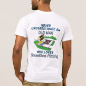 HorseShoeピッチングベラキャンバスポケットT Tシャツ (裏面)