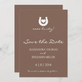 Horseshoe日付の保存 セーブザデート (正面/裏面)