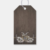 Horseshoe Baby's Breath 素朴's 結婚 You ギフトタグ (裏面)