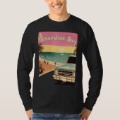 Horseshoe Bay Retro Beach Vacation Souvenir Surf Tシャツ (正面)